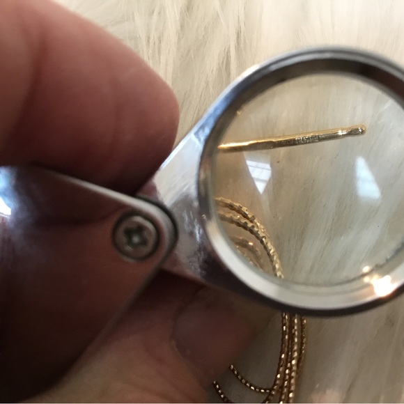 Vintage Real 14K Yellow Italian Gold Circle Dangle Earrings ( 5.2 Grams) - Picture 10 of 12